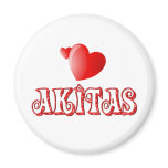 Love for Akitas Magnets