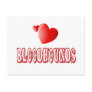 Love for Bloodhounds Postcard