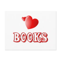 Love for Books Postcard