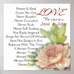 Love Forever Personalised Poster-Customise