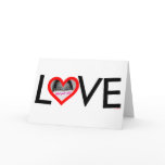 LOVE frame card