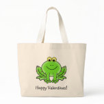 Love Frog Funny Greeting: Hoppy Valentine's Day bags