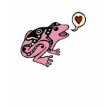 Love Frog on Pink t-shirts