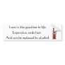 Love Gas Pump Bumper Stickers