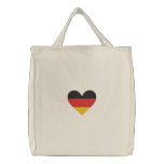 Love Germany "Heart Flag" Embroidered Bag