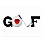 Love golf post card