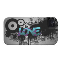 LOVE Graffiti iPhone 4 Cases
