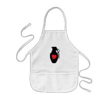 Love Grenade - Love is a Battlefield Aprons
