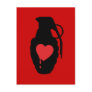 Love Grenade - Love is a Battlefield Post Cards