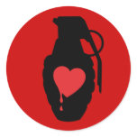 Love Grenade - Love is a Battlefield Stickers