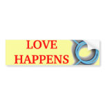 LOVE HAPPENS bumper stickers