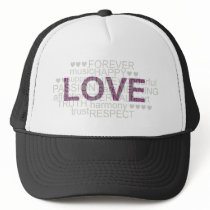 love mesh hat