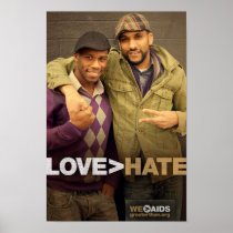 LOVE > HATE Poster