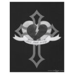 Love Heals Surely - Black & White flyers