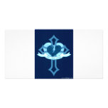 Love Heals Surely - Blue Effect photo cards
