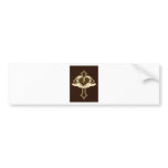 Love Heals Surely - Sepia bumper stickers