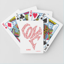 LOVE HEART playing cards