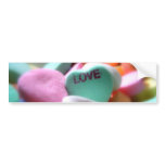 Love Heart Candy bumper stickers