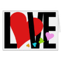 Love & Heart Card (Multicolor)