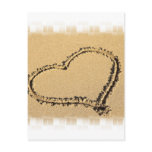 Love Heart Drawing Postcard