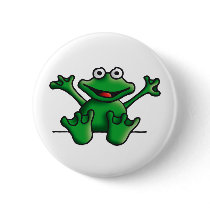 love heart frog anstecknadelbutton