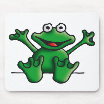love heart frog mauspads