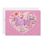 Love Heart invitations