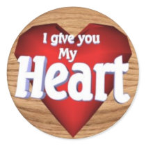 Love Heart Labels stickers