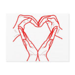 Love Heart Postcards
