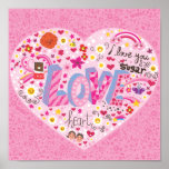 Love Heart posters