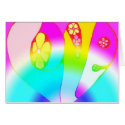 love heart rainbow cards