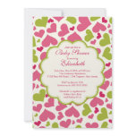 Love Heart Spring Baby Shower Invitation