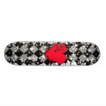 Love Heart Star Splatt Skate Deck