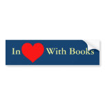 Love_Heart_SVG.svg, In ((())) With Books bumper stickers