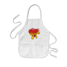 Love Heart Valentines Day Aprons