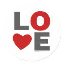 Love Heart Valentines Day stickers