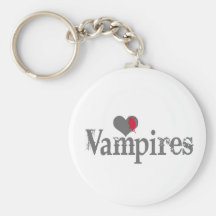 Love (Heart) Vampires Keychain