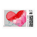 LOVE Heart Wedding Postage postage