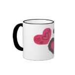 Love hearts mugs