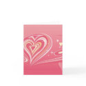LOVE HEARTS NOTE CARD