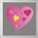 Love Hearts Poster