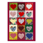 Love Hearts Quilt Greeting Cards