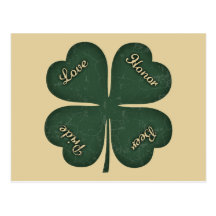 Love, Honour, Pride, Beer Post Card