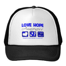 Love Hope Awareness Anal Cancer Hat
