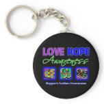 Love Hope Awareness Autism Key Chains