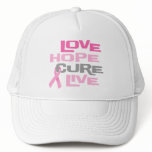 Love Hope Cure Live hats