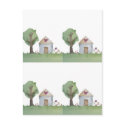 love house home garden gift packaging tags postcards