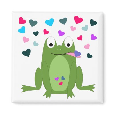 Love Hungry Frog Magnet by dlgray