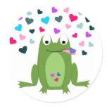 Love Hungry Frog Stickers