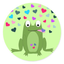 Love Hungry Frog Stickers